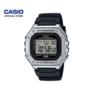 Casio General W-218HM-7AV Black Resin Band Men Watch