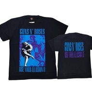 งร็อค Guns N Roses T-shirt Rock  เสื้อวง  การออกแบบดั้งเดิม 100% cotton ราคาถูก