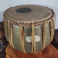 Indian Tabla Drum (Tabla-Dagga) Brand Jivan Ram & Sons Vintage Imported From India Musical Instrumen