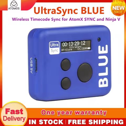 .Atomos UltraSync BLUE Wireless Timecode Sync for AtomX SYNC and Ninja V