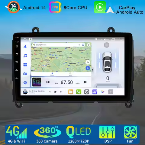 Car Radio For Toyota Hiace H300 Granvia GranAce 2019-2023 Android Auto Carplay GPS Navigation Multim