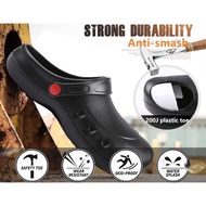Men's anti-smashing shoes, safety shoes, chef non-slip shoes, kasut hotel safety