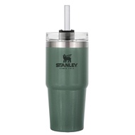 STANLEY冒險系列吸管隨手杯/ 0.47L/ 錘紋綠