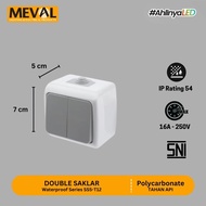 1 Gang Outdoor Waterproof OB Switch & SocketMeval (IP54) Meval