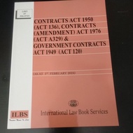 (ready stock) Contract Act 1950 as at 1 Feb 2024