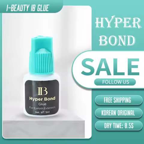 IB Hyper Bond Glue 0.5s Fast Drying I-Beauty Eyelash Extensions Adhesive Original Korea Lashes Glue