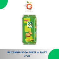 [GreenshineSG]BRITANNIA 50-50 372G BISCUITS SWEET & SALTY/MASKA CHASKA
