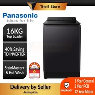 (Delivery for Penang ONLY) Panasonic NA-FD16V1 16KG Inverter Top Load Washing Machine with Hot Wash | NA-FD16V1BRT (Washer Top Loader Mesin Basuh Mesin Cuci 洗衣机)