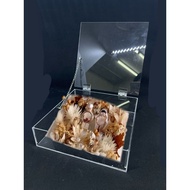 ️ ️Frame Acrylic Duit Hantaran Kahwin / Frame Acrylic Mas Kahwin/acrylic transparent 8x8 /9x9/INCH