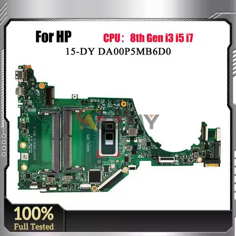 DA00P5MB6D0 Laptop Mainboard For HP 15S-FQ Laptop Motherboard L63559-601 With i3 i5 i7 8th Gen CPU 1
