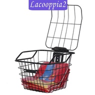 [Lacooppia2] Bike Storage Basket with Cover Cargo Container Generic for Folding Bikes