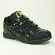 Youpin & Baseball Shoes All Black Low-Top Mesh Baseball Training Shoes, Simple Referee Shoes