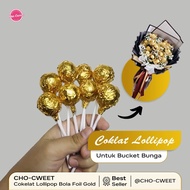 Chocweet Ferrero Rocher Gold Lollipop Chocolate for Flower Bouquets | Flower Bouquet Accessories | F