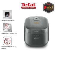 Tefal Rice Master Induction Fuzzy Logic 1.8L Rice Cooker RK818A – 14 Programmes, 6-Layer, Spherical Pot, 10 Cups