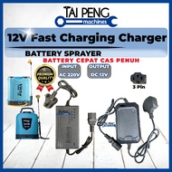 Fast Charging Charger for Battery Sprayer pam racun bateri charger