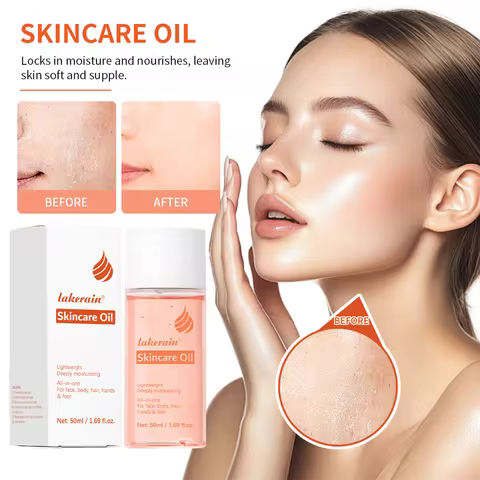 Bio Skincare Multi-purpose Body Oil Vitamin A Vitamin E Face Body Moisturizer Exfoliating Fade Scars