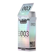 Okamoto 003 Platinum Condoms Ultra Thin Japan Original Natural Water Based Lube  Best Condom Singapo