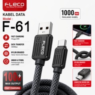 Super Fast Data Cable FLECO F-61 100W USB To MICROOriginal Type-C Fast Charging Cable F61