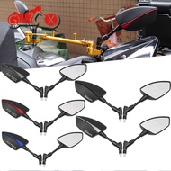 อุปกรณ์เสริมรถจักรยานยนต์สำหรับ YAMAHA NMAX155 XMAX300 XMAX250 XMAX125 NMAX 155 XMAX 300 250ด้านหลังกระจกมองหลังด้านข้าง Mirror