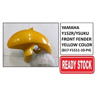 (100% ORIGINAL YAMAHA) YAMAHA YSUKU V2 FRONT FENDER ASSY YELLOW (RYC1) (B17-F1511-10-P4)