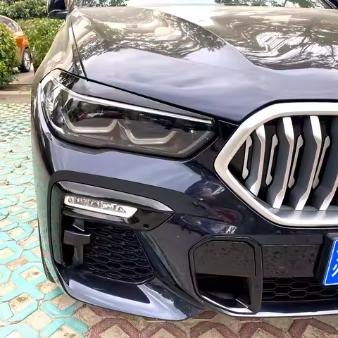 For BMW X5 G05 X6 G06 2019+headlight eyebrow exterior sticker modification