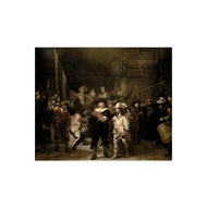 Brown Night Patrol High Definition Printed Fine Canvas Oil Painting Masterpiece Amsterdam Rijksmuseu