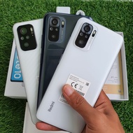 Handphone xiaomi redmi note 10 4/64gb fullset seken bekas