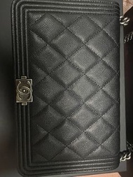 Chanel boy woc cavier wallet on chain