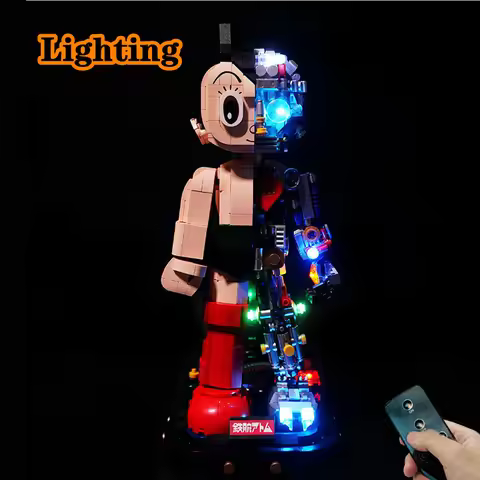 LED lighting kit for 86203 Astro Boy mechanical clear ver building block bricks (only light no model