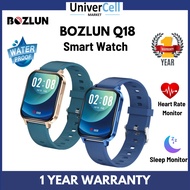 BOZLUN Q18 Smart Watch Heart Rate and Sleep Monitor | IPX7 Waterproof | SpO2 Fitness Tracker || 1 Year Warranty