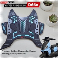 Uwinfly D-66A carpet UWINFLY RUBBER PREMIUM footrest