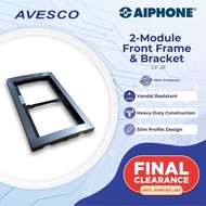 AIPHONE | GF-2F | ENTRANCE STATION | 2-MODULE FRONT FRAME & BRACKET | Avesco