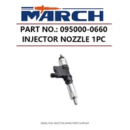 1pc Diesel Fuel Common Rail Injector Assembly 095000-0660 8-98284393-0 for Isuzu 6HK1 4HK1