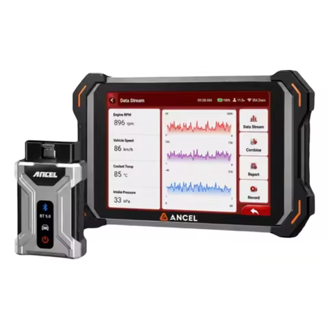 ANCEL DS600 BT OBD2 Diagnostic Tool Lifetime Free Update ECU Coding Bidirectional Scan Tool CANFD DO