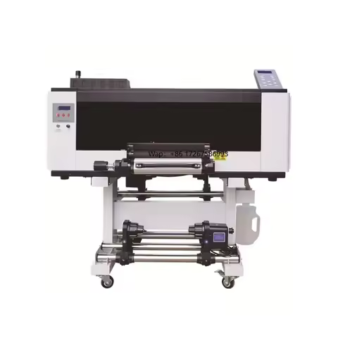 Printer with Laminator All-in-One A3 UV DTF Desktop Sticker Printer Prowith Dual XP600 Heads Roll-to