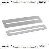FKILA 3Sets Guitar Fret Guard, Steel Silver Color Fret Wrap, Durable 7.8cm Size Fret Protector Guita