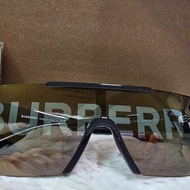 全新 鏡盒微瑕疵 特價 Burberry 無框大鏡面 男用 中性 可贈鼻墊1款 墨鏡 太陽眼鏡｜極簡俐落大Logo款