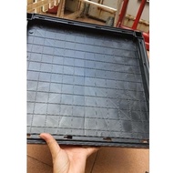 Bottom + Assembled pot net 40cm x 40cm