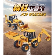 JCB Backhoe Loader Dump Truck Toy Excavator Lori Tanah Construction Vehicle Toy Mainan Bajak Jangkau
