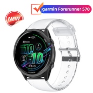 Garmin Forerunner 570 smart watch strap Soft TPU transparent strap Garmin Forerunner 570 strap watch