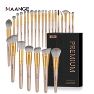 MAANGE 25pcs Kuas Make Up Set Professional Dengan Kit Alat Kecantikan Kotak 51407