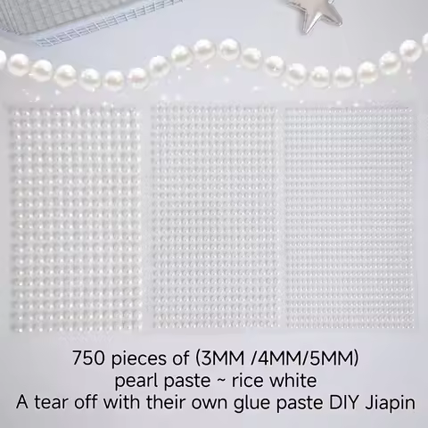 Children's DIY stickers, pearl chains, decorative car stickers, mobile phone back glue, diamonds, ac