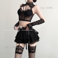 Bar DS Costume Female DJ Collar Stage chic Sexy Hot Girl Lace Top Jazz Dance Fashion Suit ZWX9