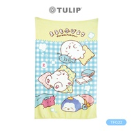 (NEW) Tulip Fleece ผ้าห่มขนแกะเทียม TFG22 พิมพ์ลายม็อบปุ Moppu ลิขสิทธิ์แท้จากซานริโอ ผ้าห่มฟลีซ สัม