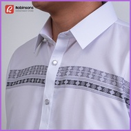 ✁ ◬ ☑ Obra ni Juan Inno Fit Polo Barong - White (#8063)