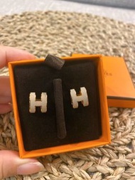 Hermes Earrings 耳環 灰色