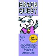 BRAIN QUEST - 學前問答卡：300 個問題和答案 Preschool Q&amp;A Cards: 300 Questions