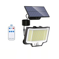 1/2 Packs Solar Motion Sensor Lights Outdoor 200LED, Remote Control, Individual Panels, 5M Cable, Du
