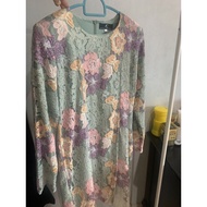 Kurung moden lace Apple Couture