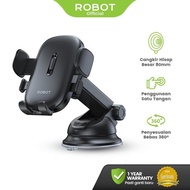 ROBOT Universal Car Holder Dashboard Rotatable 360 Derajat Cup Stand Holder 80mm Mobile Phone Holder